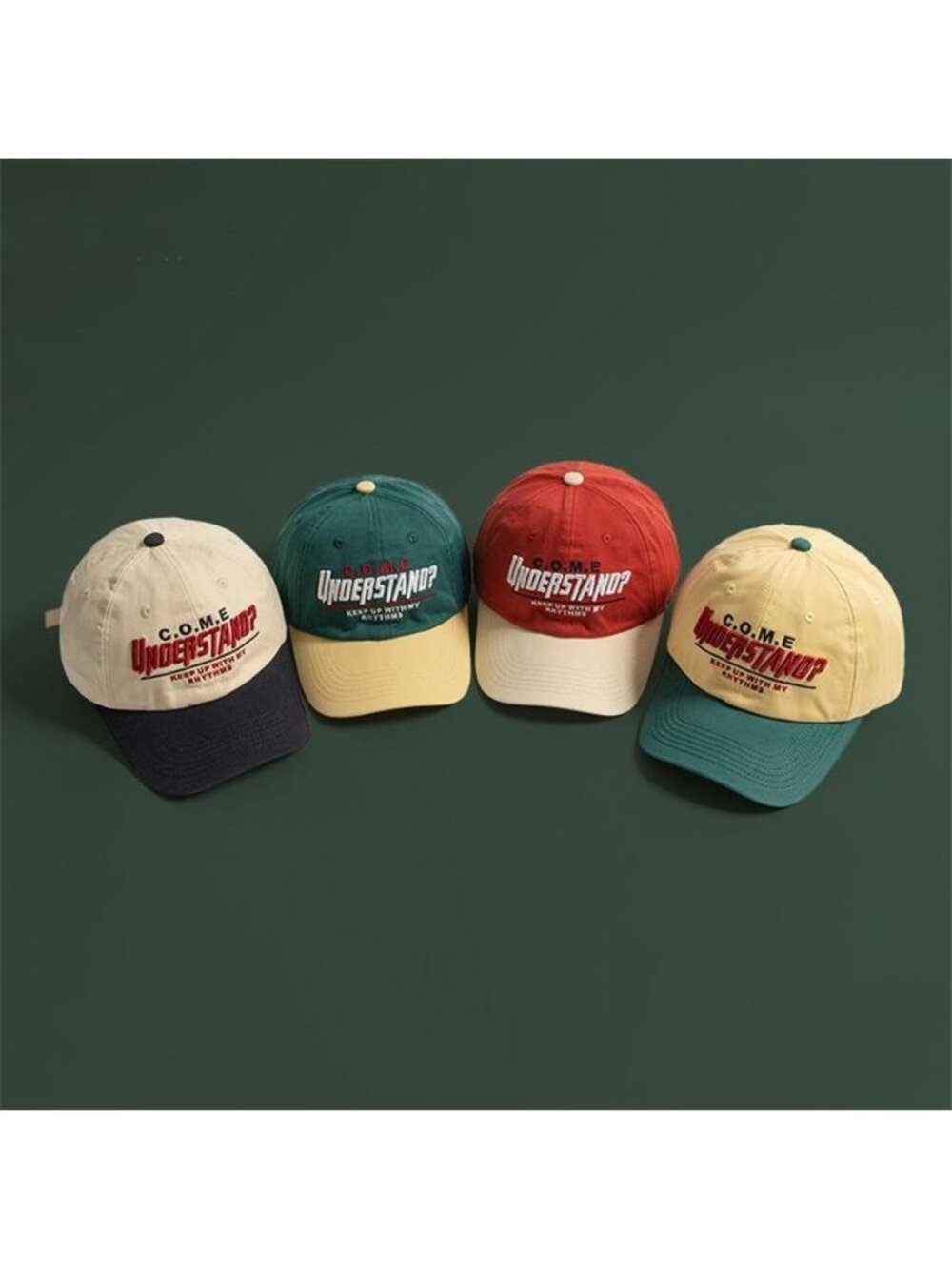 Embroidered Letter Baseball Cap